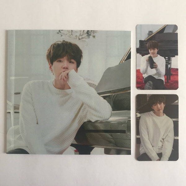 Min Yoongi (BTS SUGA) - Piano Themed Photobook with Photocard