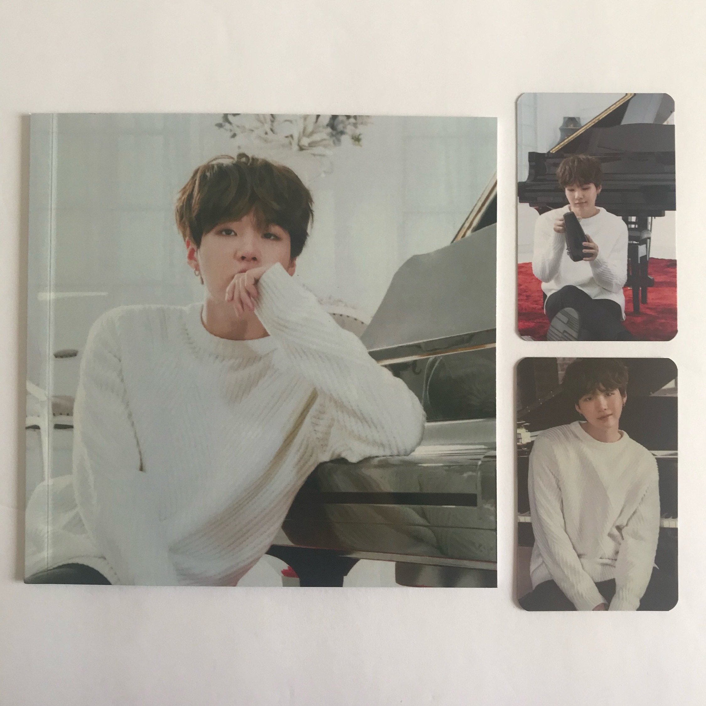 Min Yoongi (BTS SUGA) - Piano Themed Photobook With Photocard - Etsy