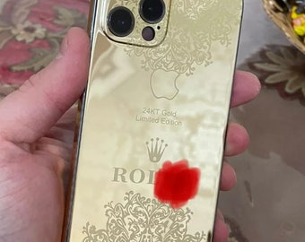 24k Gold Iphone Etsy Uk