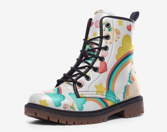 Rainbows and Unicorns Vegan Leather Lightweight boots MT
