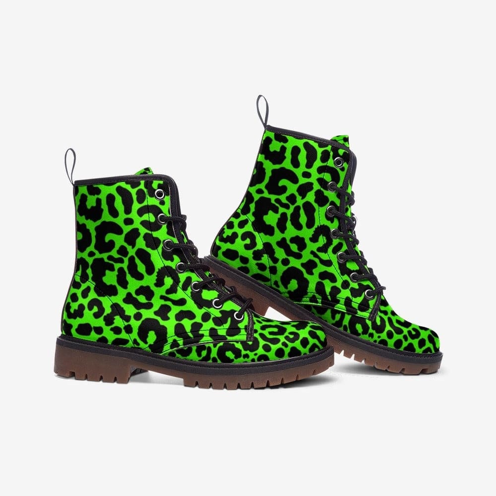 Green leopard print best sale boots