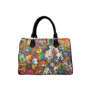 Unicorns Boston Handbag
