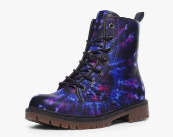 Tye Dye Vegan  Leather Boots