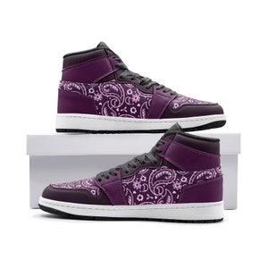 Dark Purple Bandana TR Sneakers