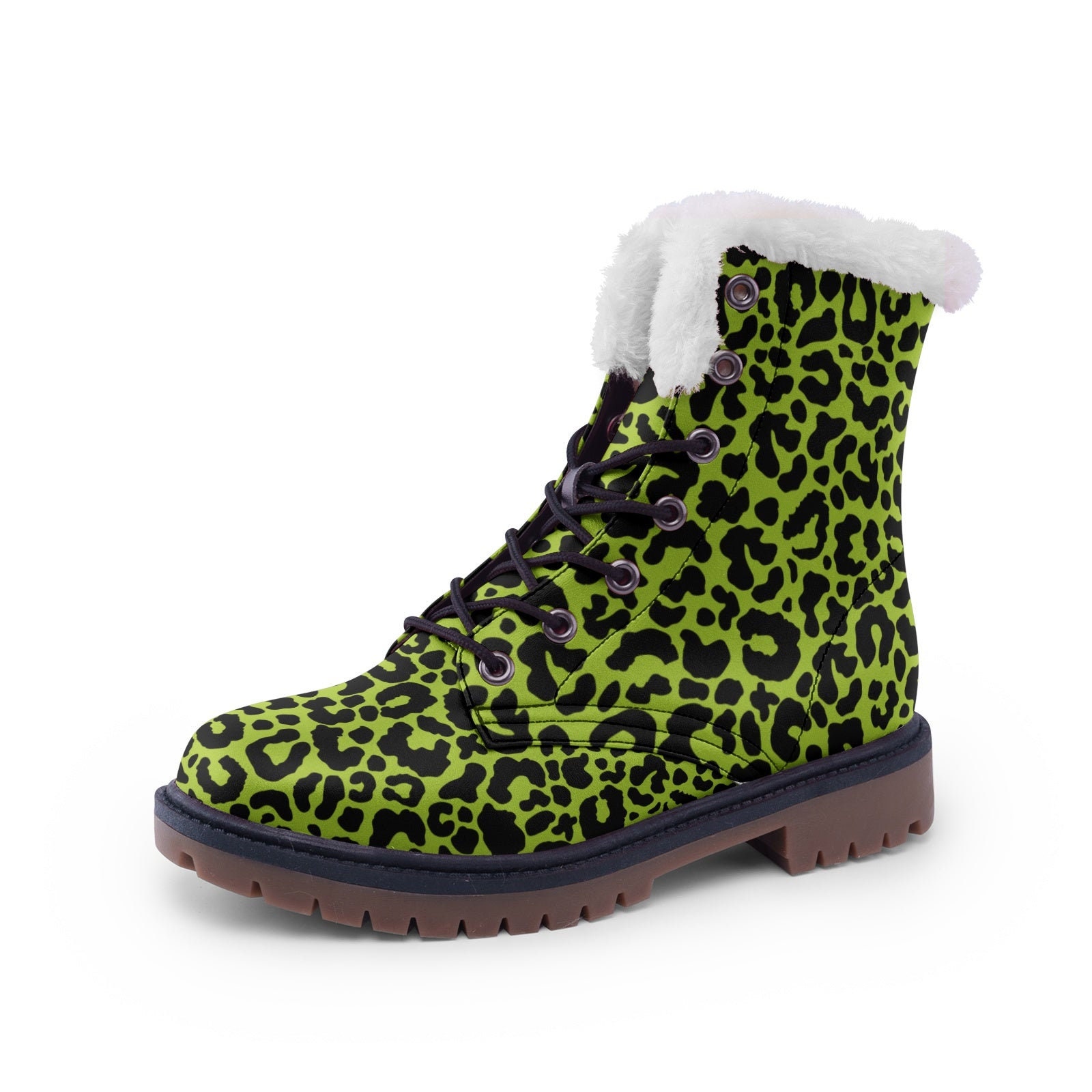 Green leopard print best sale boots