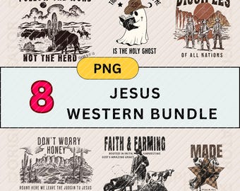 Jesus Cowboy Bundle png * Cowboy Bundle png, Western png, Bundle, Cowboy Sublimation Designs, Western Sublimation, Png Clipart