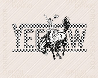 2 ZESTAWY Yeehaw Yee Haw Horse Bull Western Instant Digital Download | Modne wzory w stylu western, Western PNG, Modne koszulki w formacie PNG, Pobieranie #88