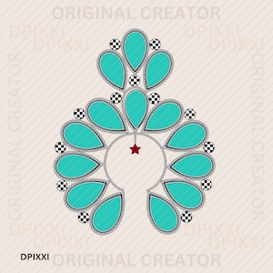 Checker Turquoise Stones PNG #13 * Cowgirl Star Gemstone for Necklace, Frame digital shapes turquoise design frame turquoise design clipart