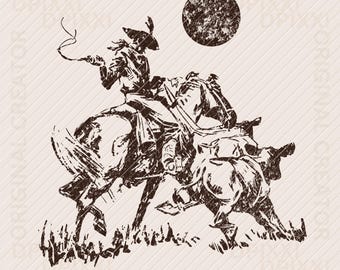 PNG, SVG Cowboy Lasso Cow * Western png, Digital Download, Western Sublimation, Cowboy Rodeo Png, Western Graphics, Horse Png, Shirt Design