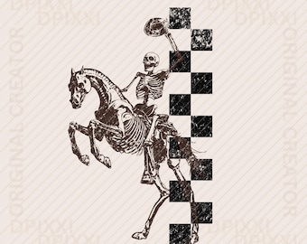 Skeleton Cowboy Dark Knight PNG * Horse Rodeo, Cowboy Skeleton Western Instant Digital Download | Trendy Western Design, Western PNG #1