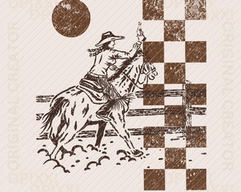 Yeehaw Checkered Cowgirl PNG * Western Instant Digital Download | Modne wzory w stylu western, pliki PNG w stylu western, modna koszula w formacie PNG do pobrania #124