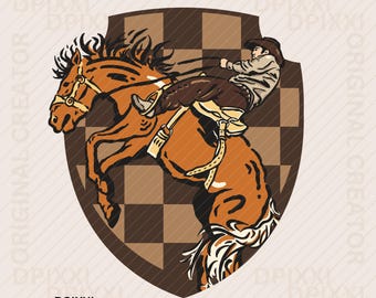 Bold Cowboy PNG * Western Vintage Rodeo Sublimation, Cowboy Png, Retro Western Png, digitaler Download Design # 641