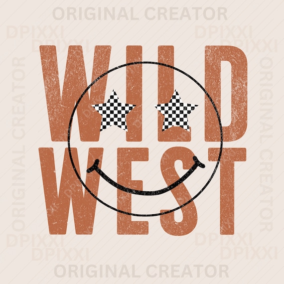 Wild West Smiley Face png| Western PNG Sublimations, Designs Downloads, Sublimation Download, Design PNGs, Country PNG