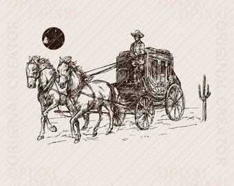 PNG, SVG Cowboy Horse Carriage * Western png, Digital Download, Western Sublimation Cowboy Rodeo Png Western Graphics Horse Png Shirt Design