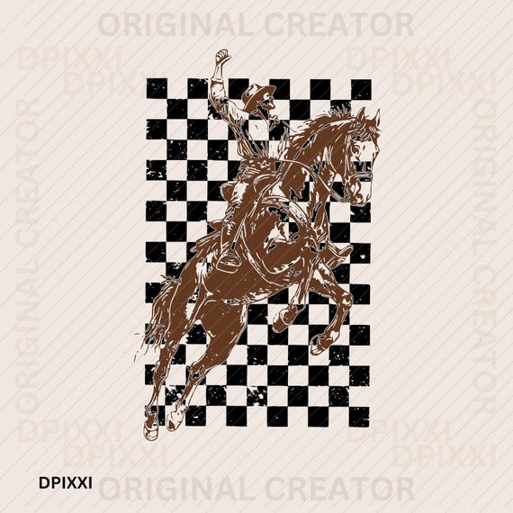 Grunge checker blocks Cowboy PNG, checkerboard png, distressed background png, grunge texture png, texture clipart, distressed overlay #3