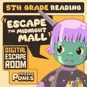 5th Grade Reading Escape Room: ELA Test Prep (Digital Download)