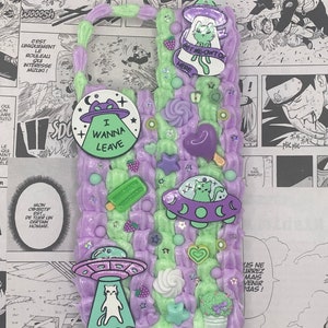 Aliens exist! Decoden phone case