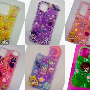 Pretty Guardians moon Decoden phone case