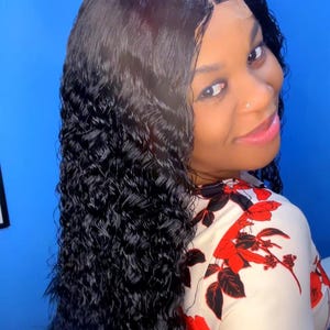 Perruque torsadée sénégalaise, torsade nanométrique, cheveux bouclés, perruque de 30 pouces, cheveux prêts à être expédiés, perruques sans colle, perruques ondulées, cheveux de lutin, perruque en dentelle tressée