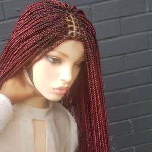 Braided Wigs, 4x4 closure wig, knotless braids wig