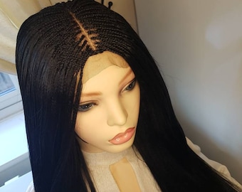 braided wig, pick and drop, closure hair, glueless wig, ready to ship wig