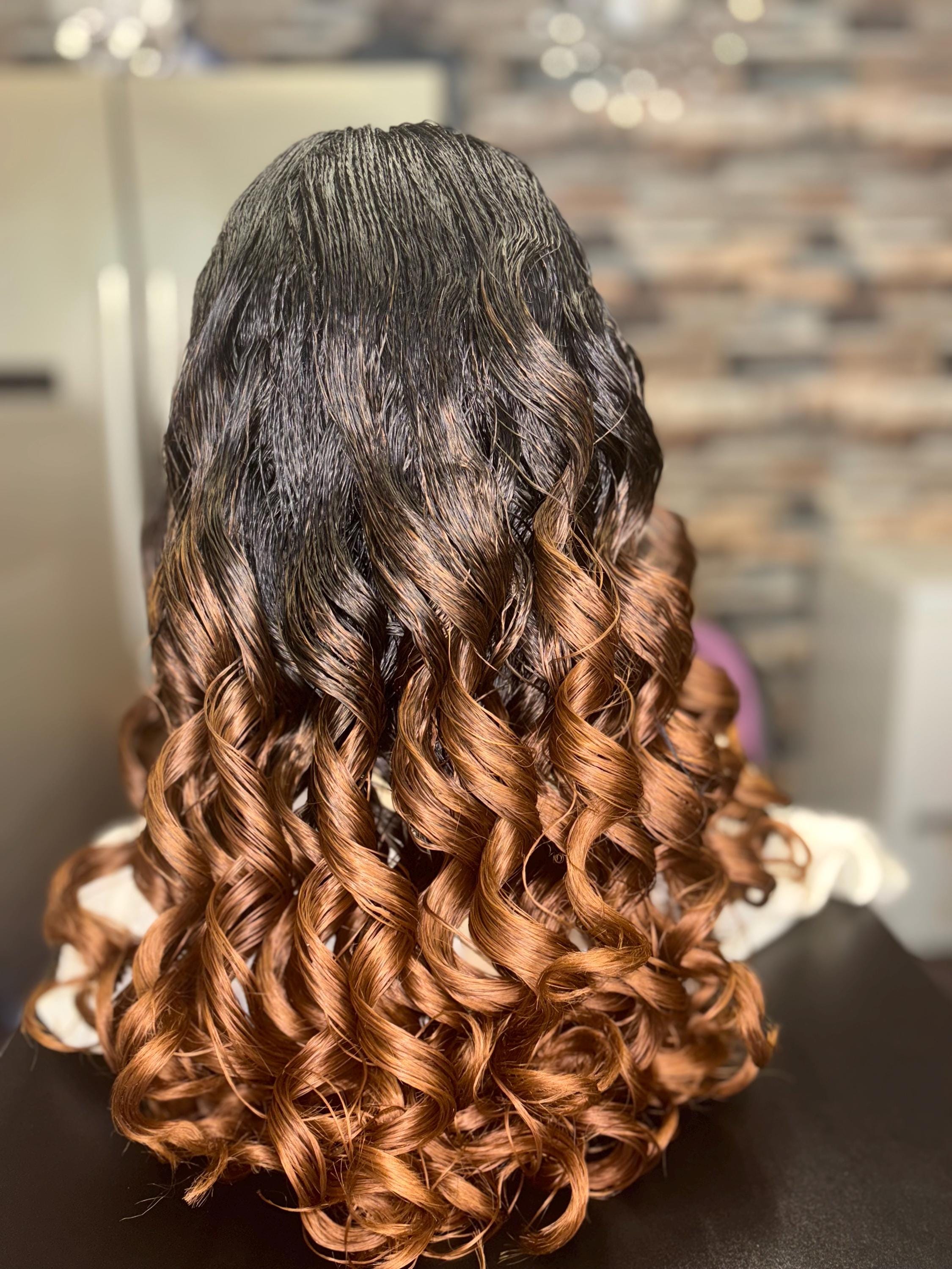 Goddess Beauty  Curls Wig 24-26 inches!! Sdd Burmese curls in 26 inches 300g Paired with 13by4  main image 2