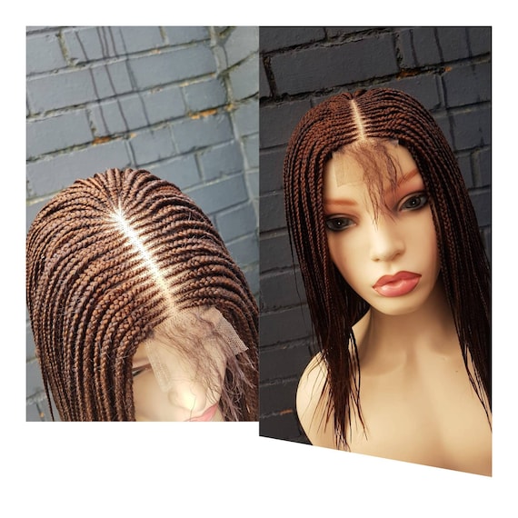 Cornrow Braids Wig, 2x4 Closure Wig, Col 30&33 Closure Wig 