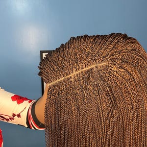 24 inches micro twist wigs, braided lace wig, braided wigs on etsy, etsy wigs, senegalese twist wig, wigs for ladies