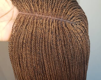 Peluca con microtorsión, peluca senegalesa con cierre, peluca rubia, peluca lista para enviar, peluca personalizada, extensiones de cabello, cabello trenzado