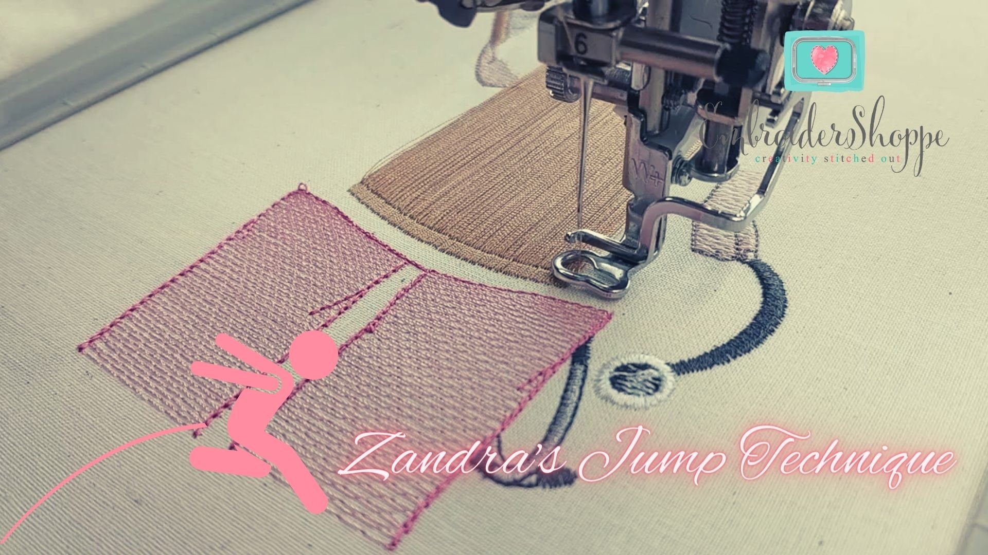 3D Hair Nurse Nelly 5x7 Hoop Applique Machine Embroidery Design-jump ...