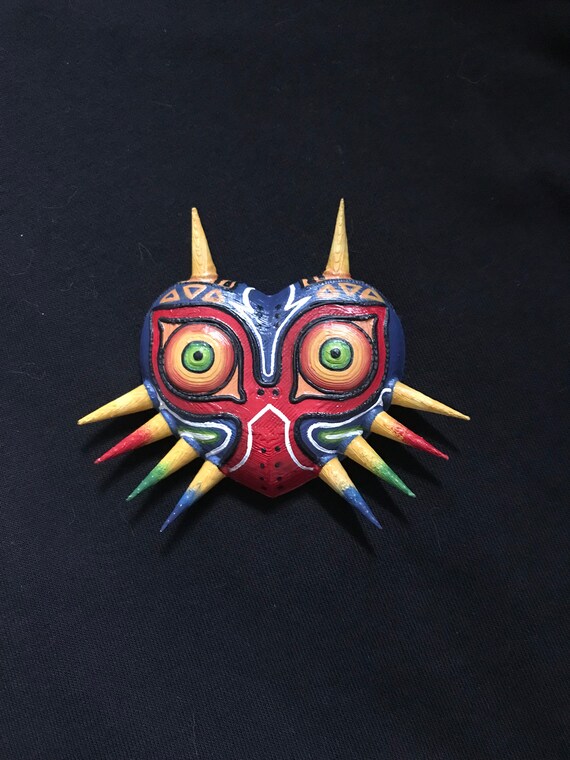 3D Printed & Hand-painted Miniature Majora's Mask From | Etsy