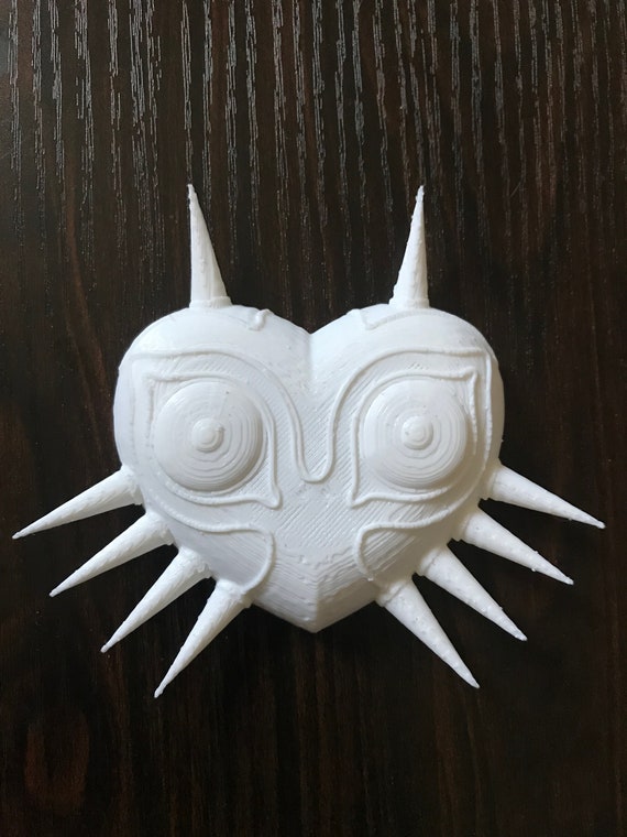 3D Printed & Hand-painted Miniature Majora's Mask From Legend of