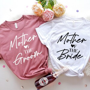 Mother of the Bride Shirt, Mother Of The Groom Sweatshirt, Bachelorette Party Shirt For Mom, Mom's Wedding Tshirt, Bridal Shower Gift, G8460