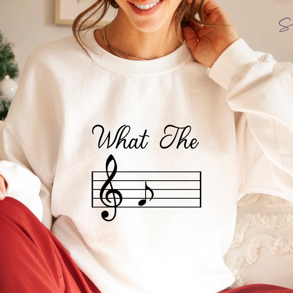 Musical Note Sweatshirt Etsy