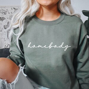 Homebody Sweatshirt Homebody Womens Hoodies Cute Graphic - Etsy