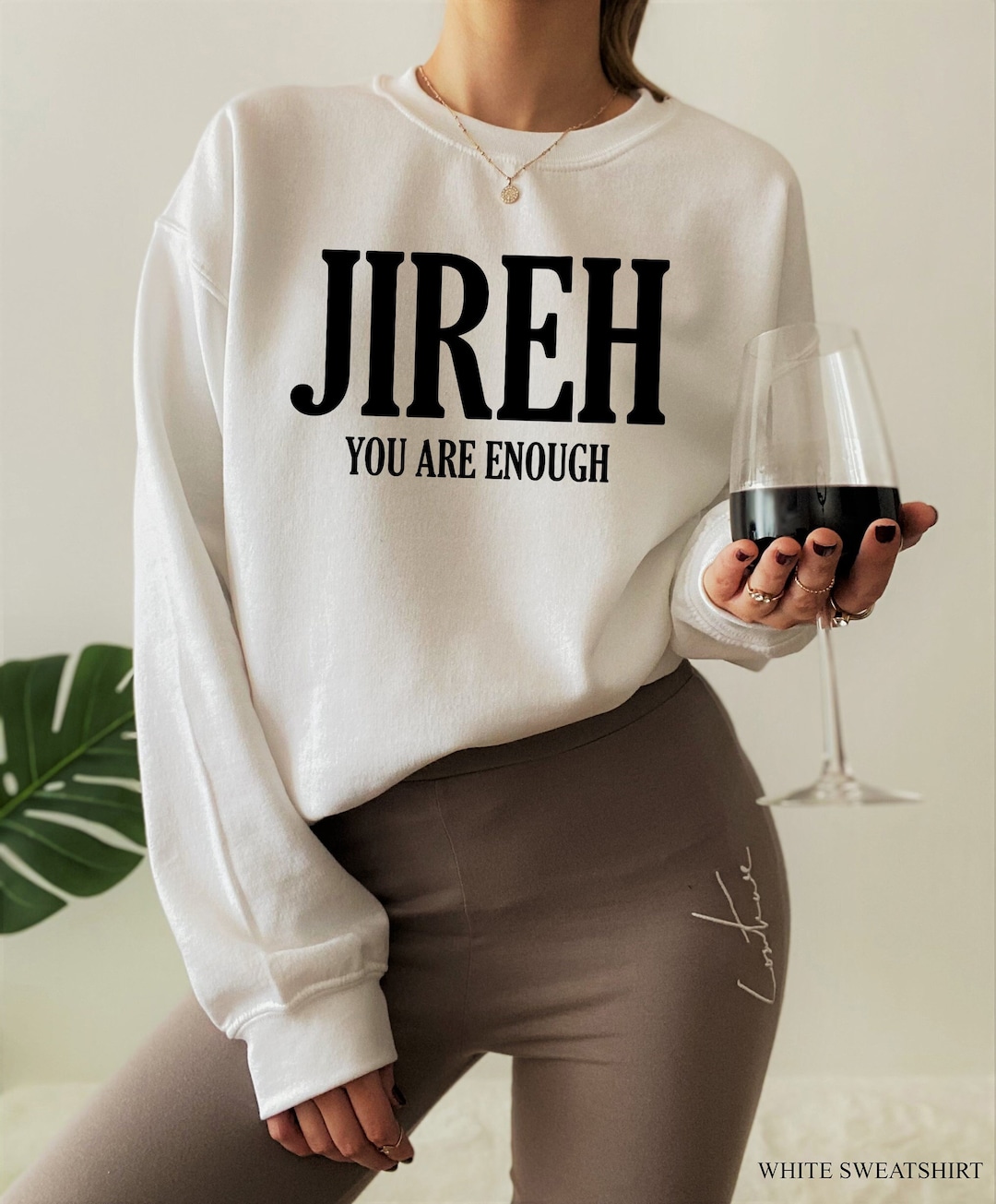Trendy Christian Sweatshirt, Women's Religious Shirt, Jireh You Are Enough Shirt, Christian Song