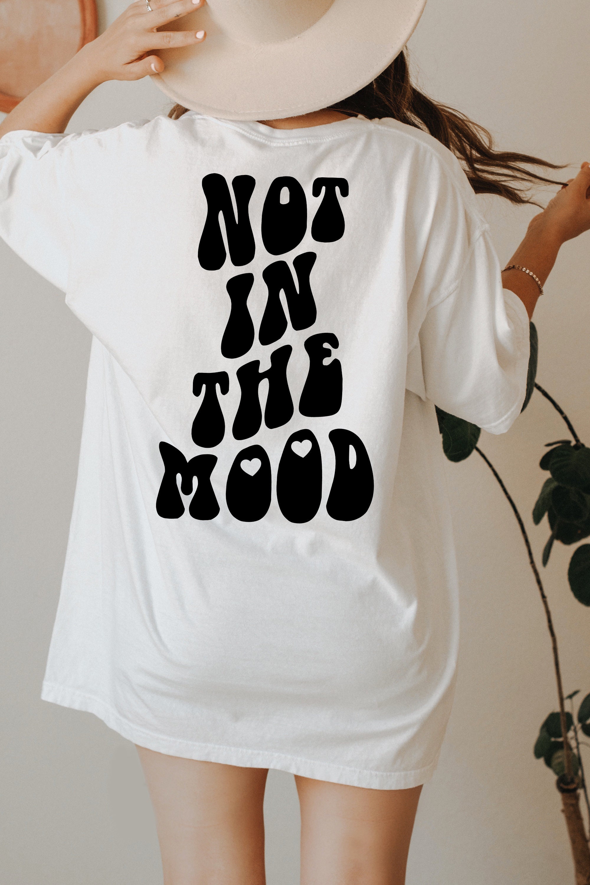 Not In The Mood Preppy Aesthetic Quote' Sticker