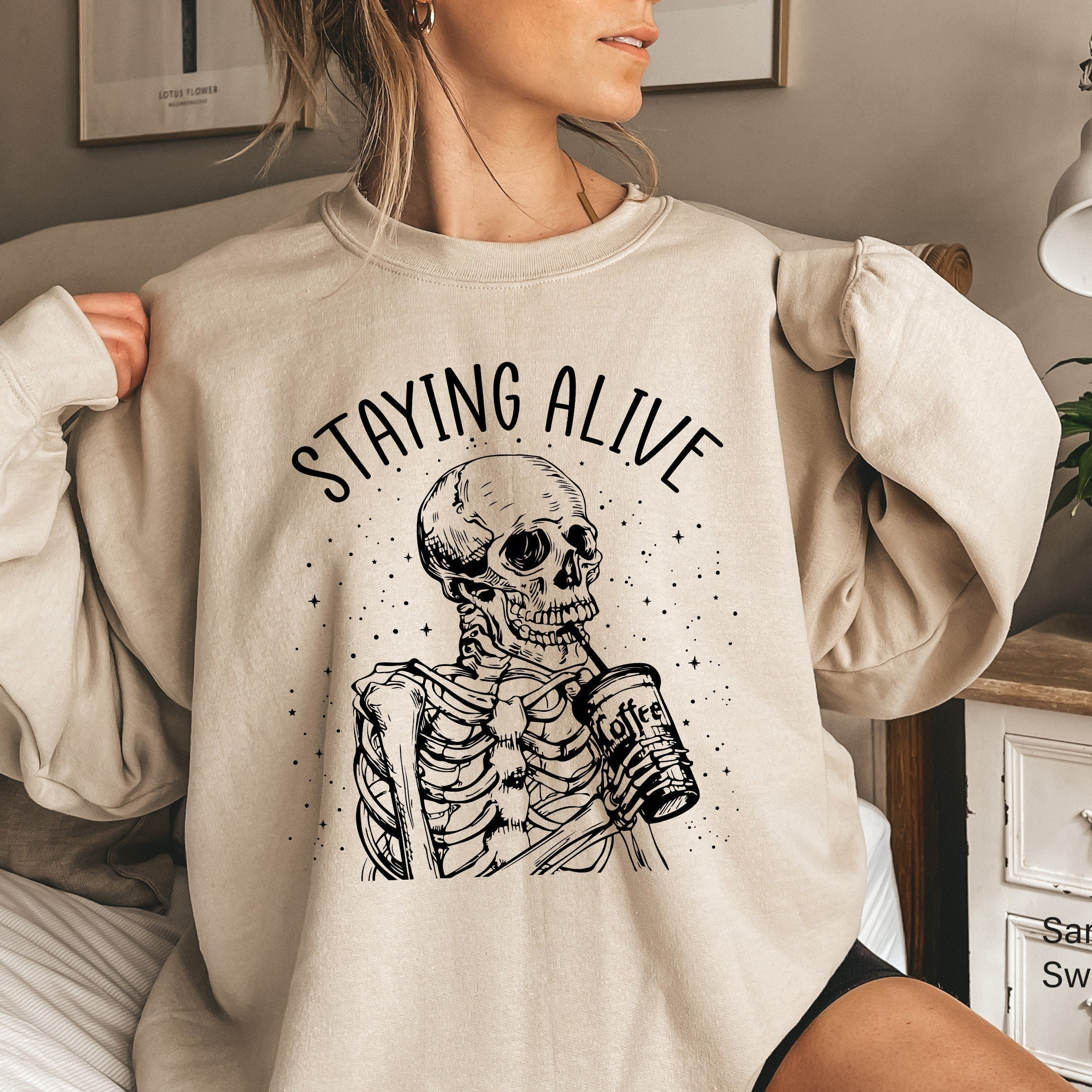 Dancing Skeleton Sweatshirt - Etsy