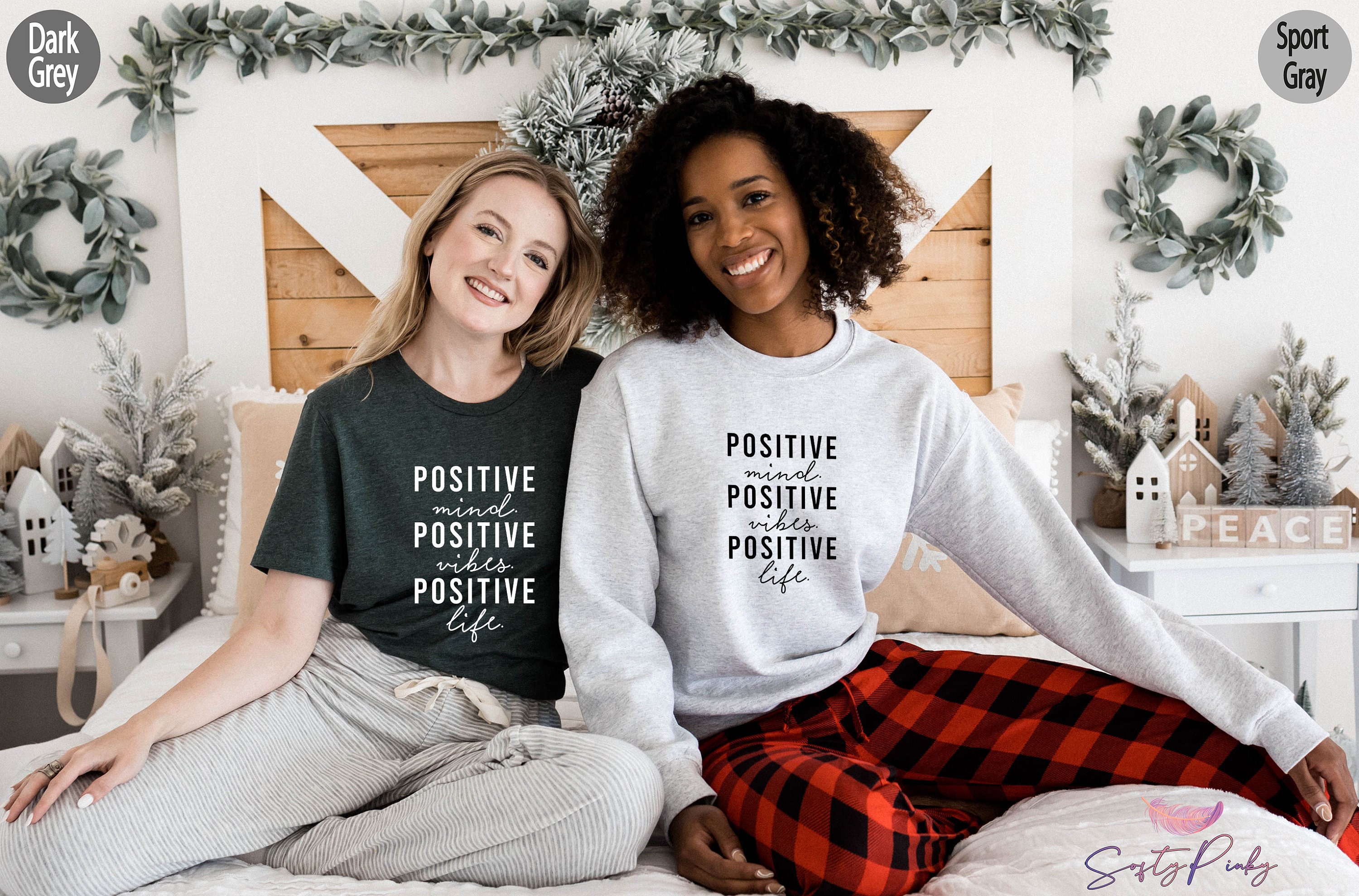 Discover Positive Mind Positive Vibes Positive Life Sweatshirt,Positive Inspirational Quotes Shirt,Positive Saying Hoodie,Positive Vibes Tee,GA5787