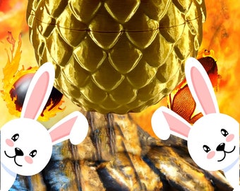 Easter Dragon Egg to hide candy in the secret compartment.