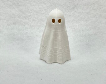 3D Printed Ghost Keychain: Halloween Trick or Treat Decor