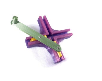 Flexible Fidget Toy - Trammel of Archimedes Articulated Desk Gadget