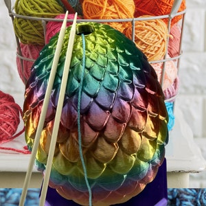 Enchanting Dragon Egg Yarn Bowl: A Knitter's Dream