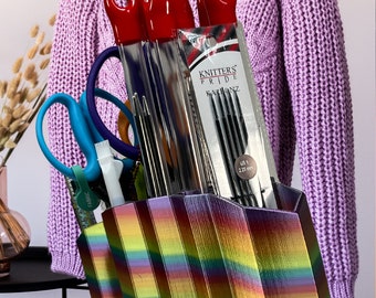 The Knitting Caddy-Your Trusty Side Kick for Yarn-tastic Adventures