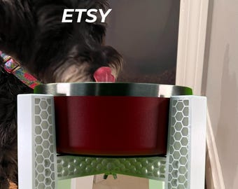 Zoey"s Elevated Pet Bowl Stand - Stylish & Comfortable Feeding Solution