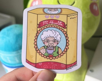 Chocolate Abuelita Sticker, Cute Food Stickers, Mexican Hot Chocolate Sticker, Mexican Stickers, Latina, Mexican, Latina stickers, Food Art