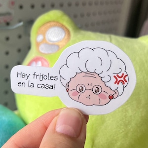 Hay Frijoles En La Casa Sticker, Granny Sticker, Latina Sticker, Mexican sticker, Spanish sticker, Regalo Para Mama, Spanish Sayings, Decal