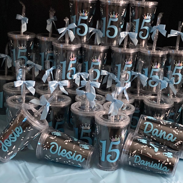 Quinceañera Cups Etsy
