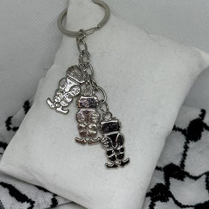 Palestinian Handalas Silver Tone Keychain