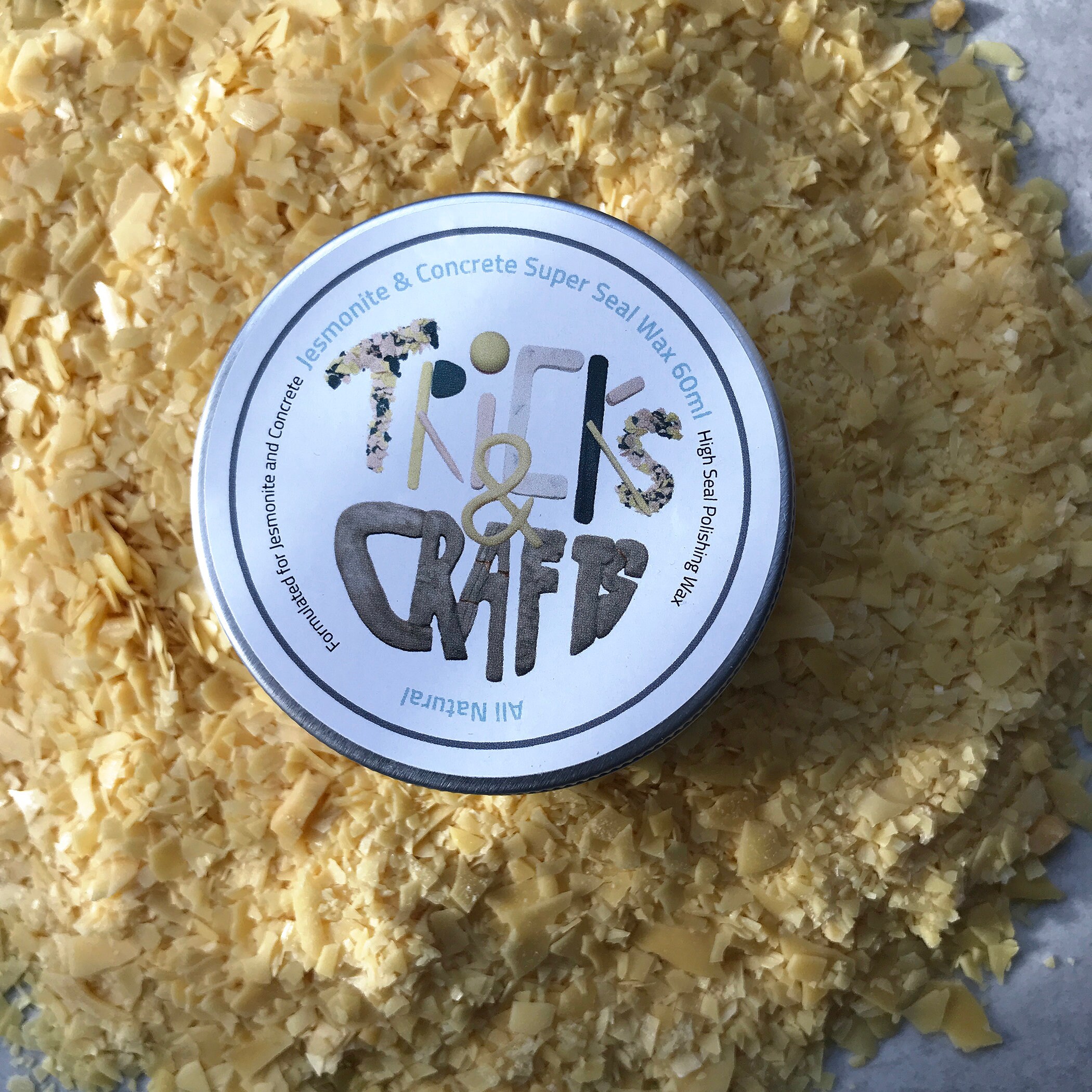 Jesmonite & Concrete Super Sealer Wax 60ml/2oz Nontoxic Super Seal Wax I Handmade Tool Etsy